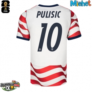 Yhdysvallat Christian Pulisic #10 Kotipaita MM-kisat 2026 Lyhythihainen